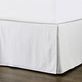 Hera 18 Inch Woven Viscose Linen Kick Pleat Bedskirt Thumbnail Image