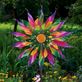 Twisted Flower Outdoor Garden Wind Spinner Stake Thumbnail Image