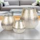 Kamrynn Golden Ombre Crackled Glass Tabletop Accent Set Thumbnail Image
