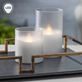 Frosted Glass LED Flameless Candle from Everlasting Glow Thumbnail Image