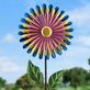 Floweret Outdoor Garden Triple Wind Spinner Stake Thumbnail Image