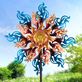 Flaming Sun Outdoor Garden Wind Spinner Stake Thumbnail Image
