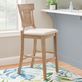 Phoebe Modern Farmhouse Style Wood Bar or Counter Stool Thumbnail Image