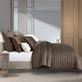 Valencia Solid Mocha Velvet Quilt Set Bedding from J Queen Modern Thumbnail Image