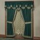 Balmoral Emerald Green Embroidered Empire Window Treatment Thumbnail Image