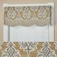 Jarden Baroque Damask Scalloped Layered Window Valance Thumbnail Image