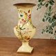 Oriole Bird Floral Light Gold Ceramic Vase Thumbnail Image
