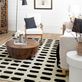 Rylan Black Dotted Abstract Area Rugs by Bobby Berk Thumbnail Image