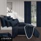 Townsend Solid Indigo Velvet Quilt Set Luxury Bedding by J Queen New York Thumbnail Image