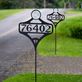 Black Pathways Horizontal House Number Address Sign Personalized Reflective Driveway Marker Stake Set by JasonW Studios Thumbnail Image