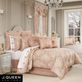 Rosewater Blush Damask Comforter Set Luxury Bedding by J Queen New York Thumbnail Image