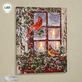 Dona Gelsinger Cardinals Together for Christmas Lighted Canvas Wall Art Thumbnail Image
