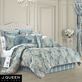 Celtic Blue Damask Medallion Comforter Set Luxury Bedding by J Queen New York Thumbnail Image