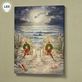 Dona Gelsinger Coastal Moonlight Christmas at the Beach LED Lighted Wall Art by Glow Decor Thumbnail Image