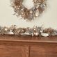 Elegant Metallic Ornament 6 Foot Holiday Garland in Champagne Gold and Silver Thumbnail Image