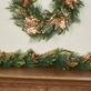 Magnolia Leaf and Berry 6 Foot Faux Pine Holiday Garland Thumbnail Image