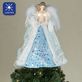 Kurt Adler Coastal Lighted Angel Christmas Tree Topper Thumbnail Image