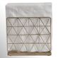 Crestwood Silver Geometric Metal and Wood Napkin Holder Thumbnail Image