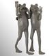 Selfie Frog Friends Outdoor Garden Sculpture Thumbnail Image