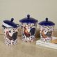 Morning Rooster Ceramic Kitchen Canister Set of 3 Thumbnail Image