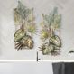 Framed Tropical Foliage Indoor Outdoor Handcrafted Stainless Steel Metal Wall Art Thumbnail Image