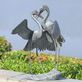 Gentle Embrace Loving Cranes Outdoor Garden Sculpture Thumbnail Image