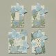 Pastel Blue Butterfly in Bloom Hydrangea Floral Large Switchplates Thumbnail Image