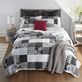Indiana Farmhouse Gray Black and White Patchwork Mini Quilt Set Bedding by Donna Sharp Thumbnail Image
