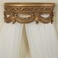 Swag and Bow Aged Gold Wall Teester Bed Crown Thumbnail Image