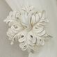 Vilayna Antique Ivory Acanthus Leaf Curtain Tieback Pair Thumbnail Image