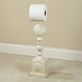 Coastal Antique Ivory Toilet Paper Holder Stand Thumbnail Image