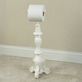 Sabriel Antique White Bathroom Toilet Paper Holder Stand Thumbnail Image