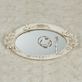 Butterfly in Roses Antique White Mirrored Vanity Tray Thumbnail Image