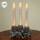 Pine Bough with Flameless LED Taper Candles Tabletop Accent Thumbnail Image