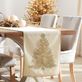 Embroidered Beaded Embellished Christmas Tree Table Runner Thumbnail Image