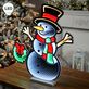 Snowman LED Infinity Light Thumbnail Image