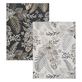 Antigua Black and Ivory Tropical Leaf Floral Reversible Indoor Outdoor Rugs Thumbnail Image