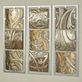 Sydney Scroll Metallic Wall Art Panel Set of 3 Thumbnail Image