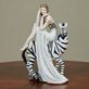 Safari Beauty Handpainted Zebra and Woman Figurine Thumbnail Image