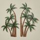 Palm Trees Indoor Outdoor Tropical Metal Wall Art Set Thumbnail Image