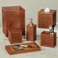 Osaka Medium Brown Lattice Rubberwood Bath Accessories Thumbnail Image