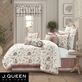 Santa Rosa Dusty Rose Embroidered Floral Comforter Set Luxury Bedding by J Queen New York Thumbnail Image