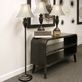 Dunbrook Traditional Dark Bronze Metal Matching Table and Floor Lamp Set Thumbnail Image