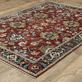 Chapone Red Acanthus Leaf Vining Floral Traditional Area Rugs Thumbnail Image