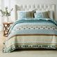 Thalia II Blue Boho Mini Quilt Set Bedding Thumbnail Image