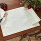 Dainty Poinsettia Holiday Placemat Sets and Napkin Sets Thumbnail Image