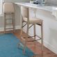 Danya Upholstered Natural Finished Wood Folding Bar Stool Thumbnail Image