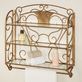Lanora Aged Gold Metal Bathroom Wall Display Shelf with Towel Bar Thumbnail Image