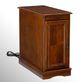 Shiloh Autumn Cherry Wooden Chairside Storage Table with USB and Outlets Thumbnail Image