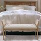 Isla 48 Inch Wide Tufted Upholstered Wood Accent Bench by Martha Stewart Thumbnail Image